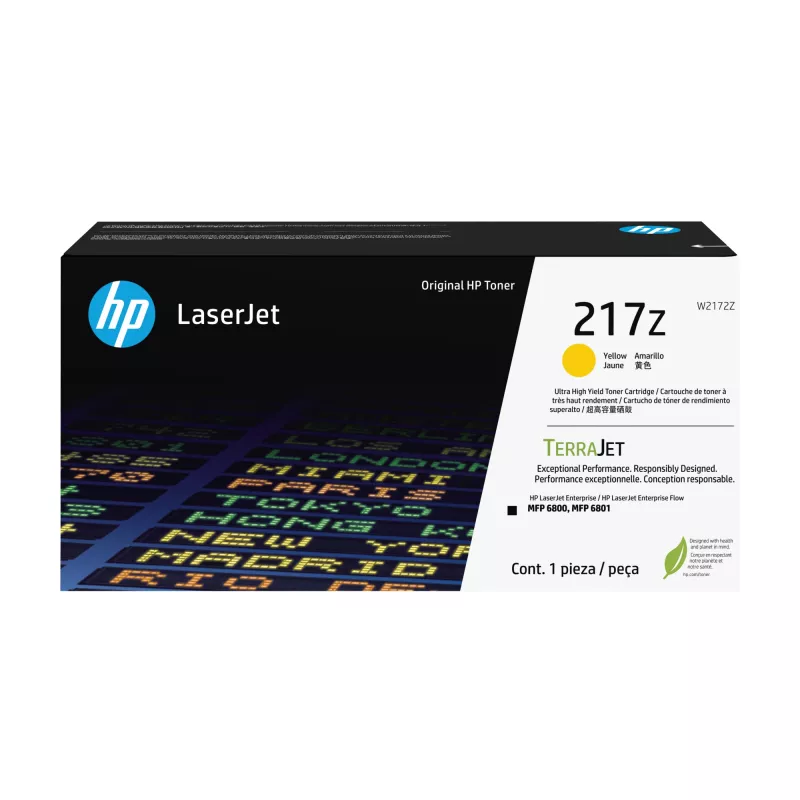 HP 217Z Ultra High Yield Yellow Original LaserJet Toner kasetė