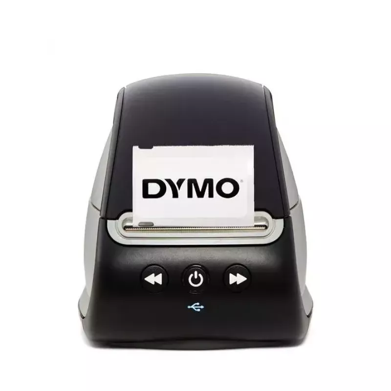 DYMO LabelWriter 550 etikečių spausdintuvas | Tiesioginio terminio spausdinimo etikečių spausdintuvas | Automatinis etikečių atpažinimas | Spausdina adresų, siuntų, brūkšninių kodų etiketes | EU 2 kištukas