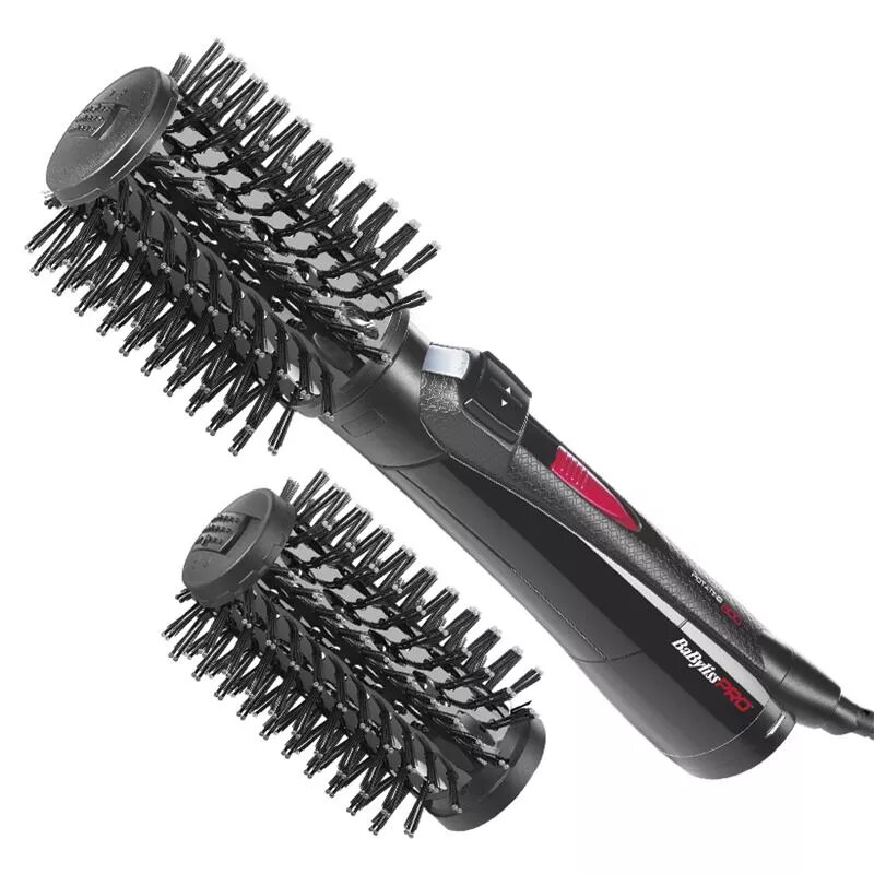 Karšto oro šepetys BaByliss BAB2770E — 800 W, garinis, jonizuojantis, sukamasis, 2 antgaliai (4 cm ir 5 cm)