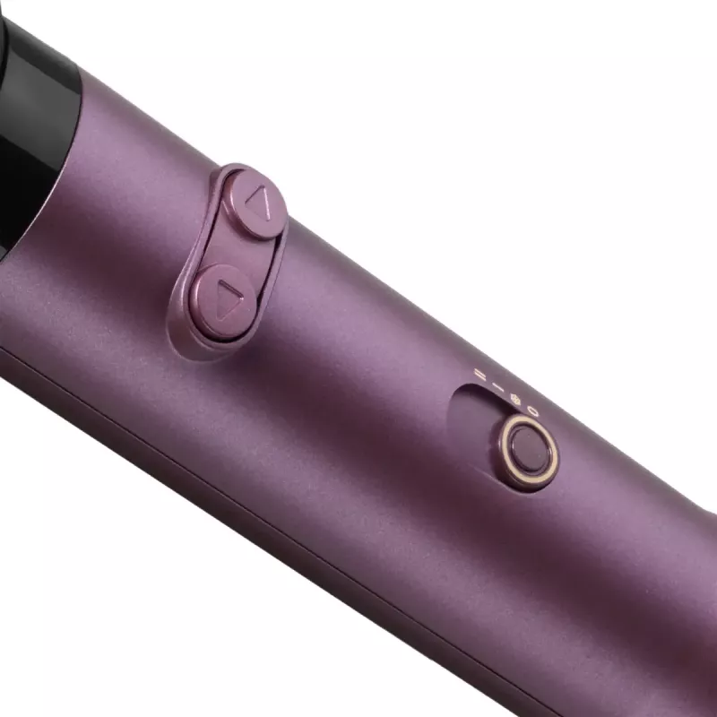 Karšto oro šepetys BABYLISS Big Hair Dual AS950E — 650 W, 2 šildymo lygiai, 5 cm cilindras, 2 šepečių antgaliai, 2,5 m laidas, Violetinė/Rožinis auksas/Juoda
