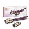Karšto oro šepetys BABYLISS Big Hair Dual AS950E — 650 W, 2 šildymo lygiai, 5 cm cilindras, 2 šepečių antgaliai, 2,5 m laidas, Violetinė/Rožinis auksas/Juoda