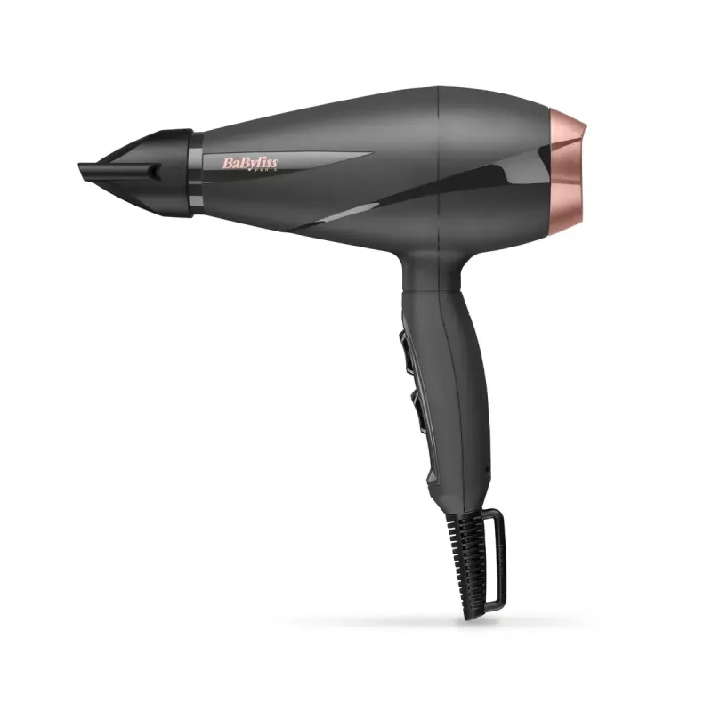 Plaukų džiovintuvas BABYLISS 6709DE 2100 W su jonizacija, difuzoriumi ir koncentratoriumi, 2 greičiai, 2 šilumos lygiai, juodas