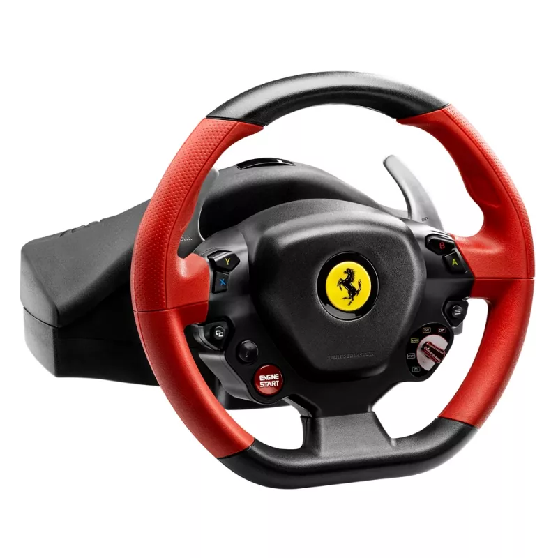 Thrustmaster Ferrari 458 Spider vairaratis su pedalais Xbox One (juodas, raudonas)