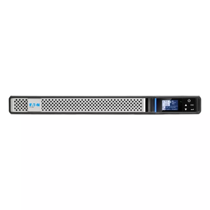 Nepertraukiamo maitinimo šaltinis Eaton 5P1550IRNG2 linijinis-interaktyvus 1,55 kVA / 1350 W, 6x C13, stelažas 1U, 9 Ah VRLA