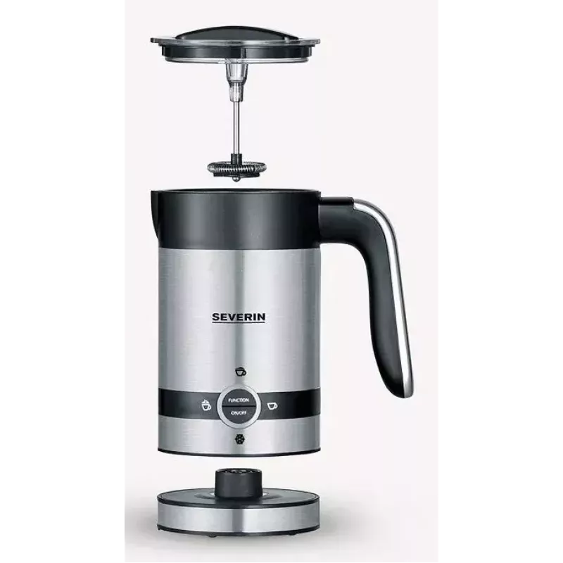 Automatinis pieno putotojas Severin SM 3584 juodas nerūdijantis plienas