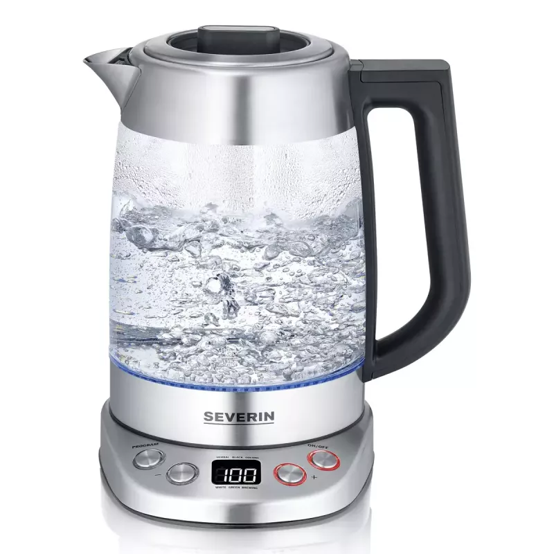 Elektrinis virdulys SEVERIN WK 3480 — 1,7 L, 3000 W, baltas, stiklas/plastikas/nerūdijantis plienas