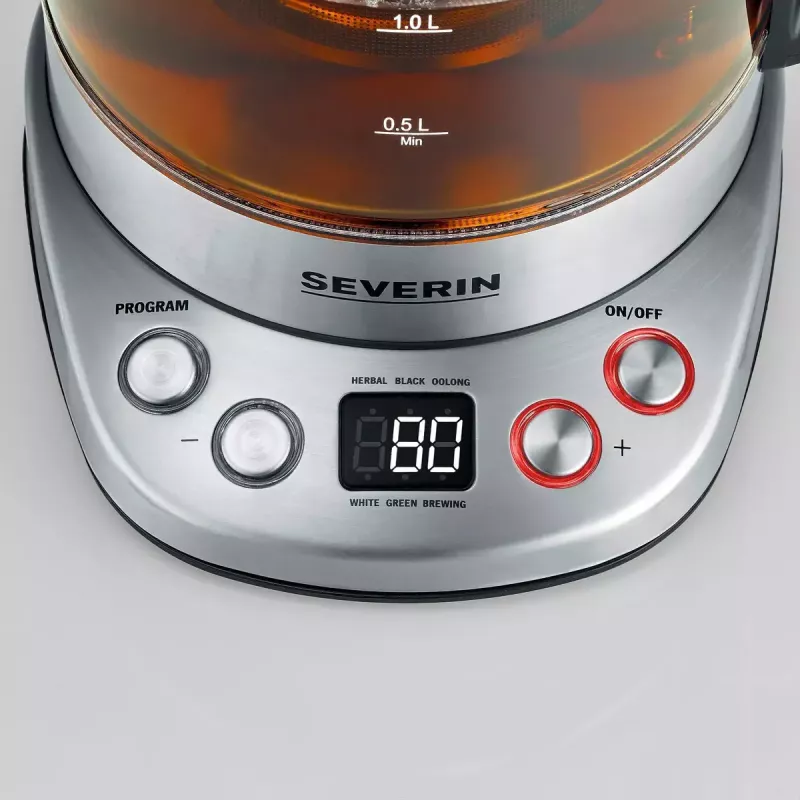 Elektrinis virdulys SEVERIN WK 3480 — 1,7 L, 3000 W, baltas, stiklas/plastikas/nerūdijantis plienas