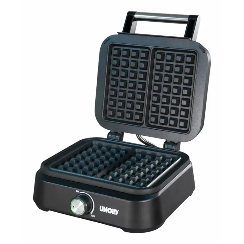 Vafelinė Unold Belgian Waffle Iron Brussels 2 vafliai stačiakampiai juoda 1500W