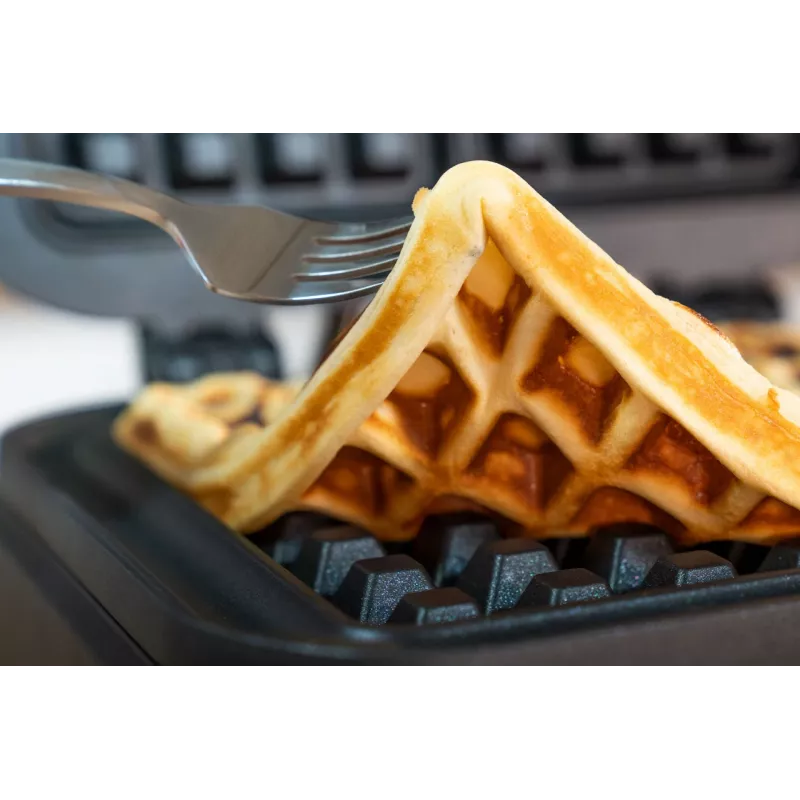 Vafelinė Unold Belgian Waffle Iron Brussels 2 vafliai stačiakampiai juoda 1500W