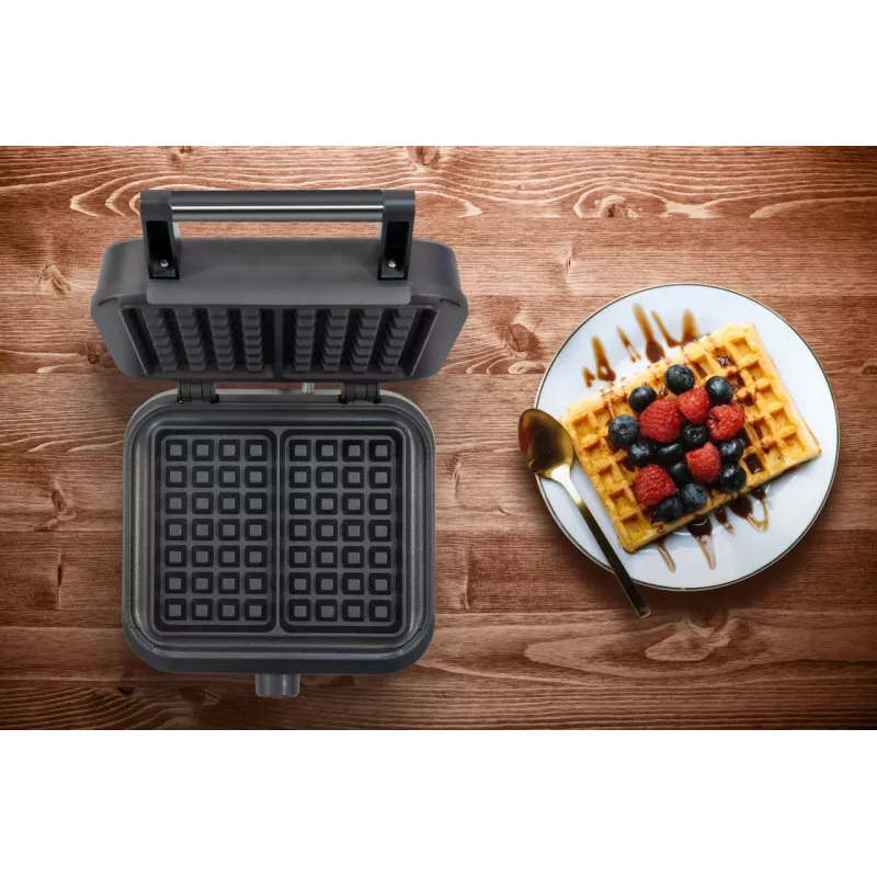 Vafelinė Unold Belgian Waffle Iron Brussels 2 vafliai stačiakampiai juoda 1500W