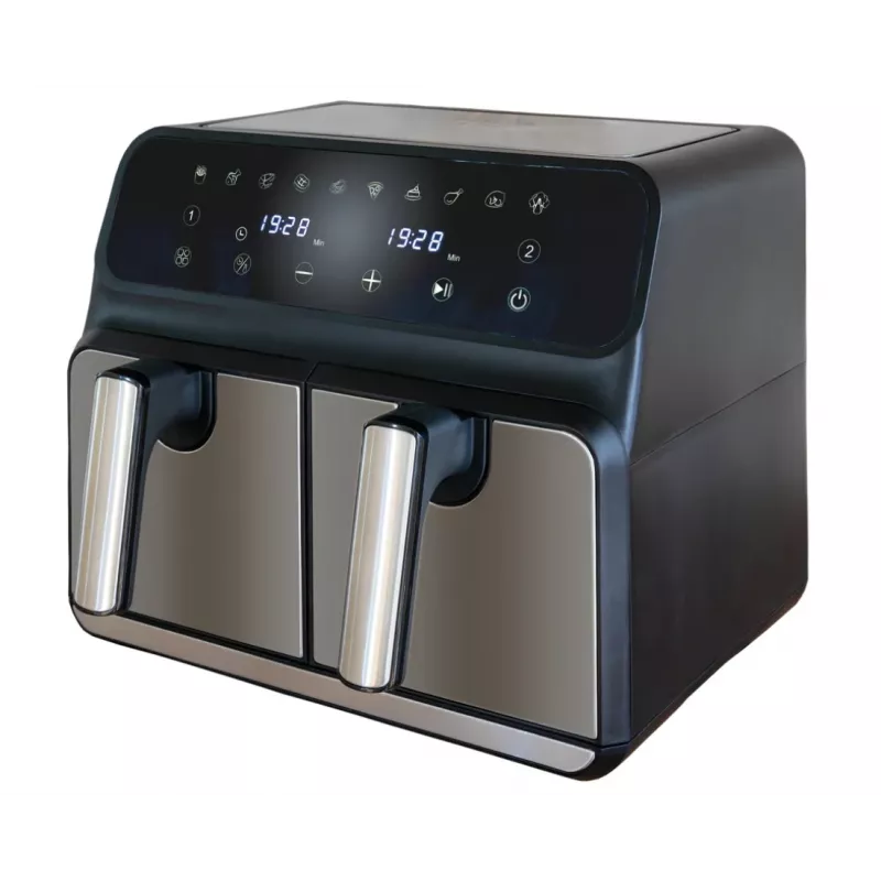 Unold 58685 dvisienė karšto oro gruzdintuvė 8 L 1700 W juoda, pilka