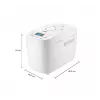 Unold Backmeister Big – duonkepė 1,5 kg, 850 W, balta