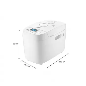 Unold Backmeister Big – duonkepė 1,5 kg, 850 W, balta
