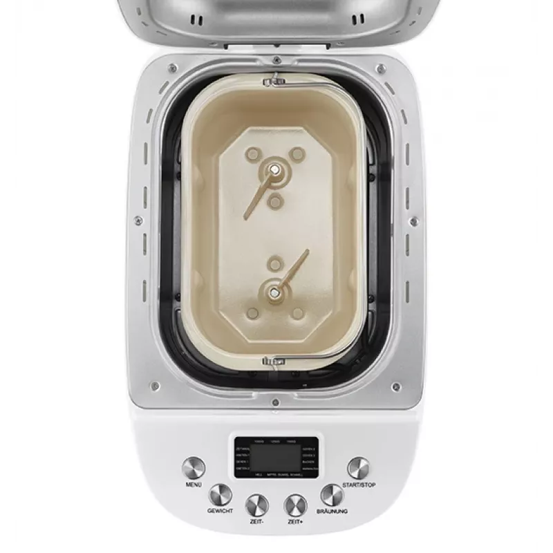 Unold Backmeister Big – duonkepė 1,5 kg, 850 W, balta