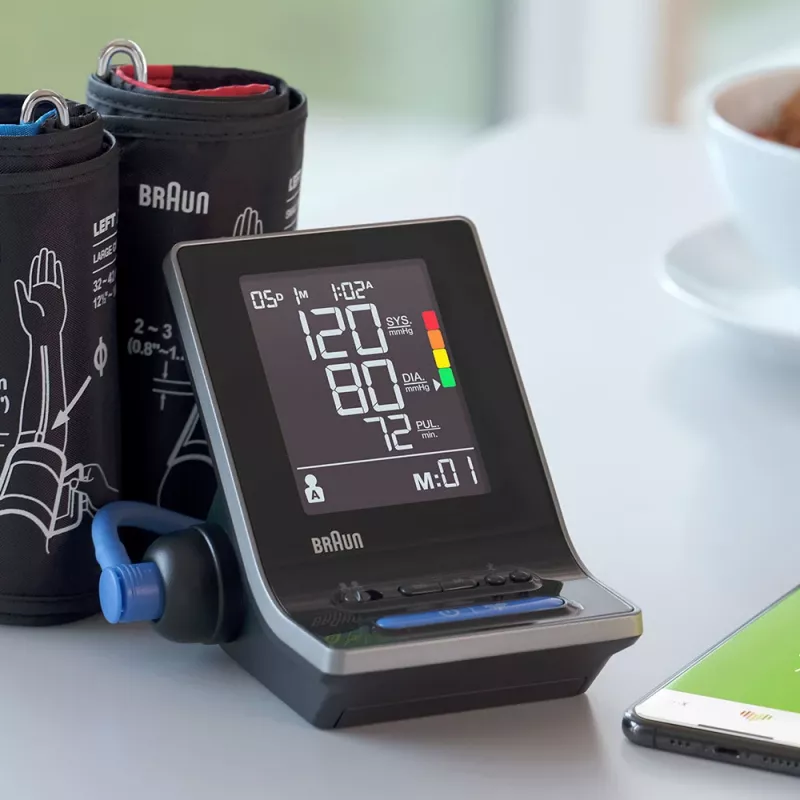 Braun BUA 6350 viršutinės rankos automatinis kraujospūdžio matuoklis 2 vartotojams