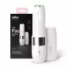 Braun Face FS1000 mini elektrinis veido plaukelių šalintuvas moterims - baltas