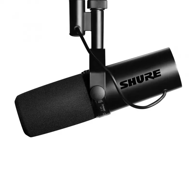 Studijinis dinaminis mikrofonas Shure SM7DB – laidinis XLR, kardioidinis, 50–20000 Hz, 150 Ω, phantom 48V, juodas