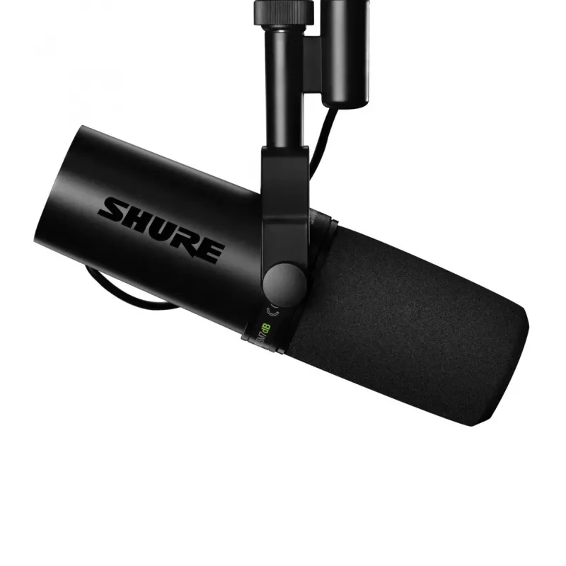 Studijinis dinaminis mikrofonas Shure SM7DB – laidinis XLR, kardioidinis, 50–20000 Hz, 150 Ω, phantom 48V, juodas