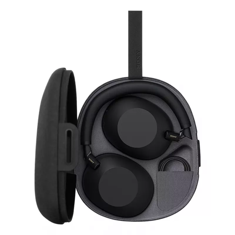 Sony WH-1000XM6 ausinės laidinės ir belaidės, ausinė juosta, skambučiai/muzika/sportas/kasdien, USB Type-C, Bluetooth, juodos
