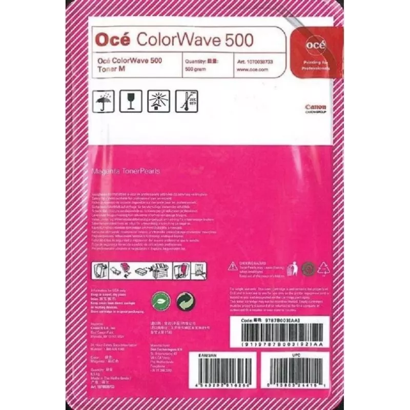 Originali Canon OCE ColorWave 500 tonerio kasetė, rausvai raudona (magenta), 1 vnt.