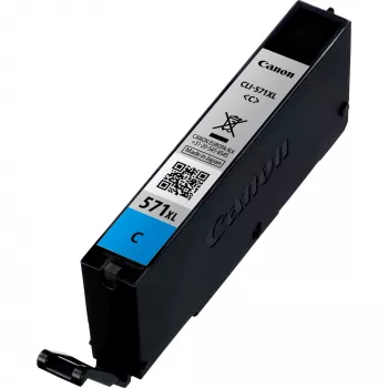 Canon CLI-571XL Didelės išeigos žalsvai mėlynas rašalo kasetė