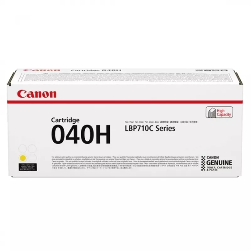 Originalus Canon 040H geltonos spalvos kasetė, 1 vnt.