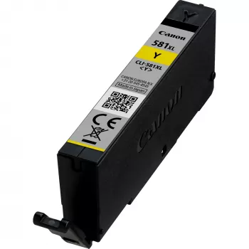 Dažų kasetė Canon CLI-581XL YL 515 HC geltona
