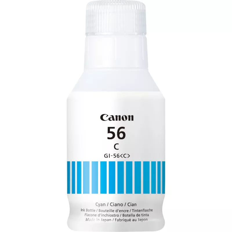 Canon GI-56C Cyan rašalo buteliukas, Originalus, Cyan, Canon, MAXIFY GX6050, GX7050, 14000 puslapių, Rašalinis