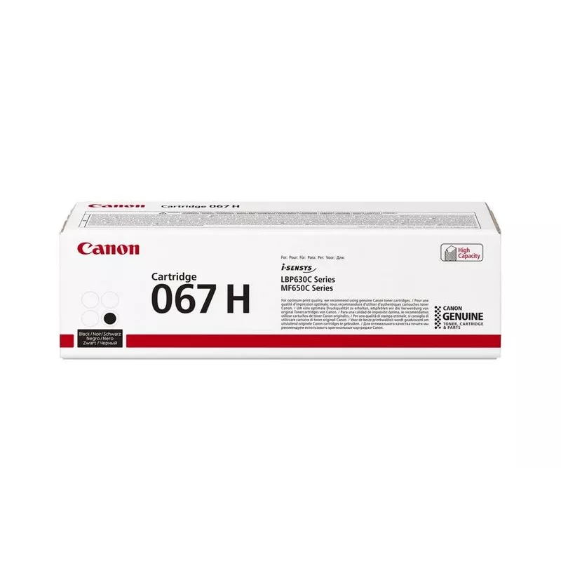 Canon 067H didelės išeigos juodas toneris, originalus, 1 vnt.