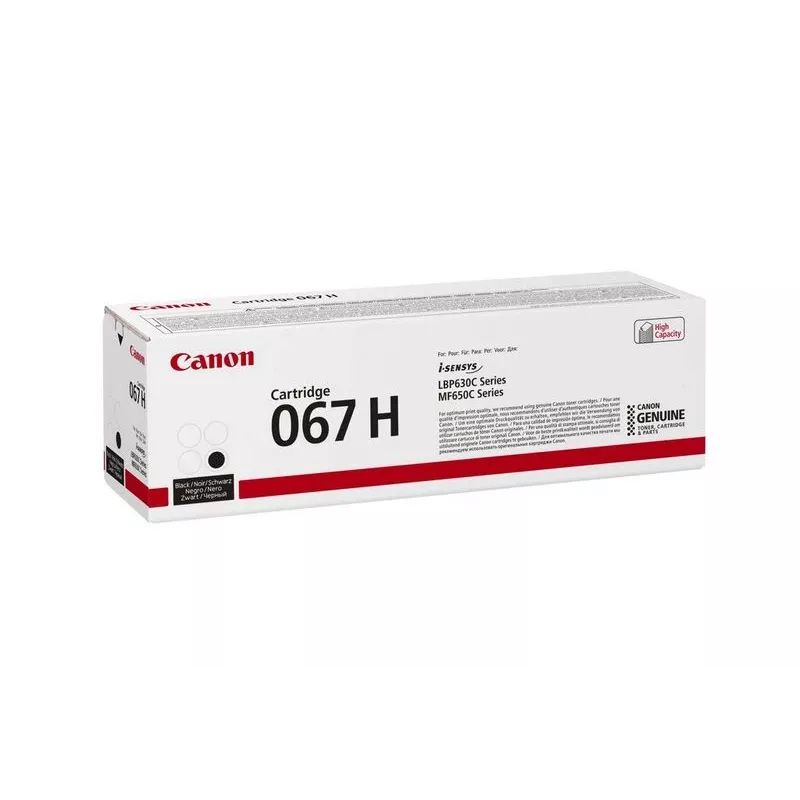 Canon 067H didelės išeigos juodas toneris, originalus, 1 vnt.