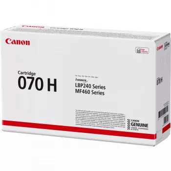 Canon 070H original juodos spalvos tonerio kasetė, didelės talpos (High Yield), 1 vnt.