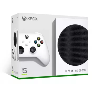 Žaidimų konsolė Microsoft Xbox Series S – 512 GB SSD, Wi‑Fi 5, Gigabit Ethernet, balta