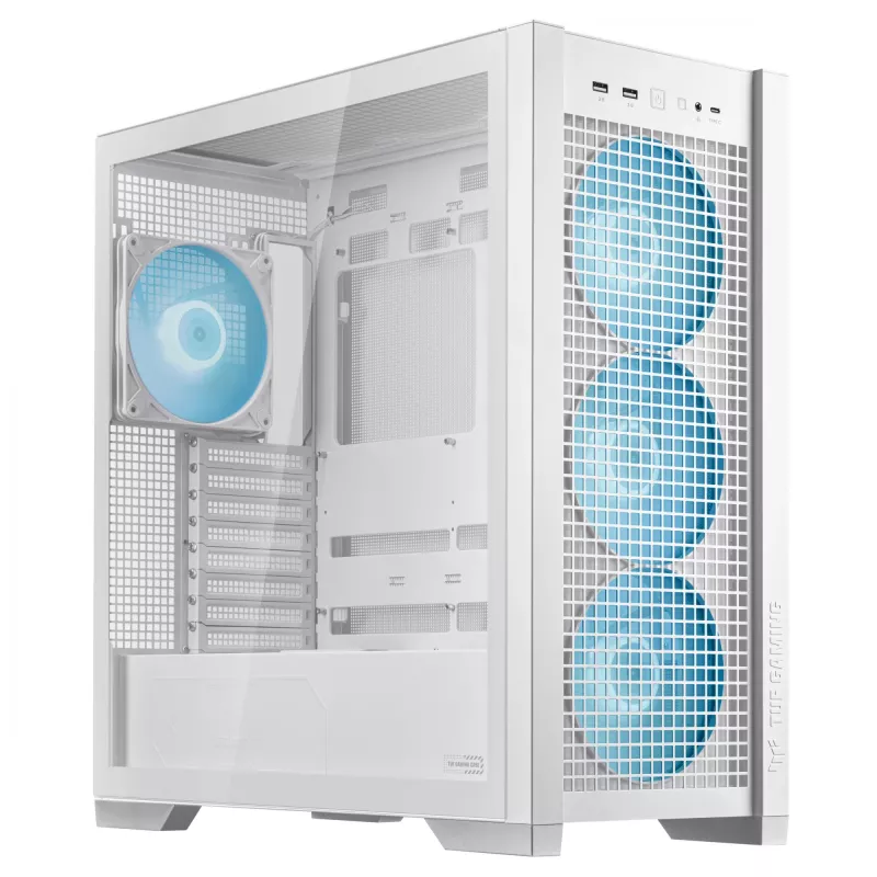ASUS TUF Gaming GT302 ARGB Midi bokštas Baltas