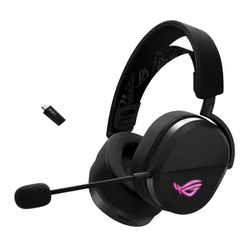 ASUS ROG Pelta ausinės Laidinės ir belaidės Ausinės ant galvos Žaidimams USB Type-C Bluetooth Juodos