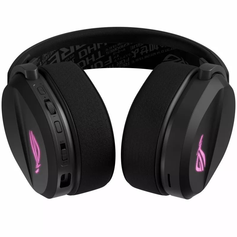 ASUS ROG Pelta ausinės Laidinės ir belaidės Ausinės ant galvos Žaidimams USB Type-C Bluetooth Juodos