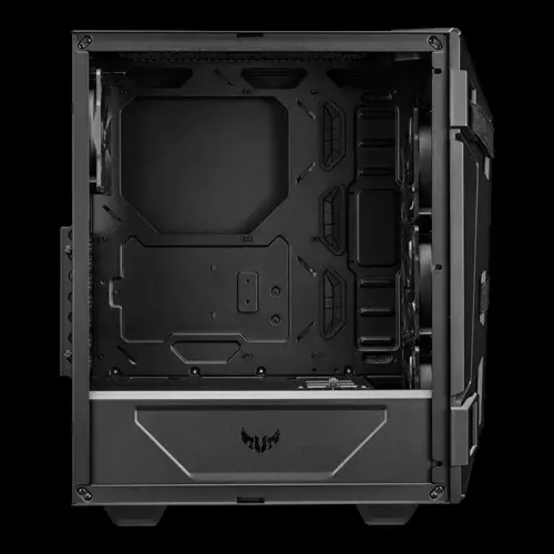 ASUS TUF GAMING GT301 Midi-Tower ATX korpusas, grūdintas stiklas, 3x120mm priekiniai ventiliatoriai, 1x120mm galinis