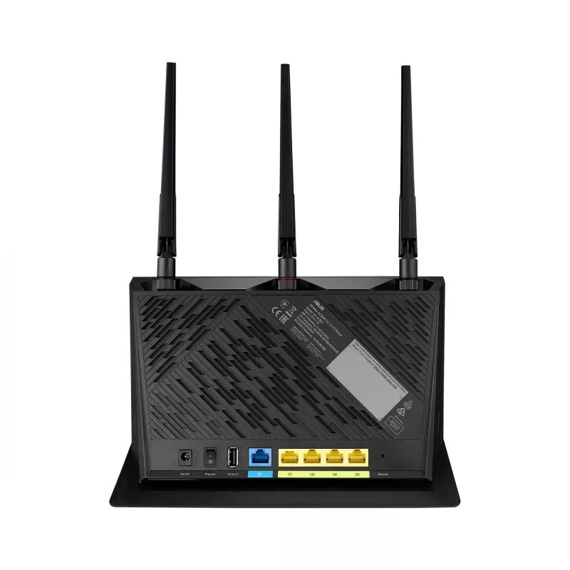 ASUS 4G-AC86U belaidis maršrutizatorius Gigabit Ethernet dviejų juostų (2,4 GHz / 5 GHz) Juodas