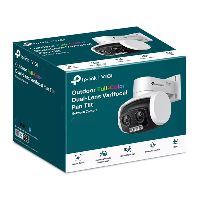 TP-Link VIGI 4MP lauko visaspalvis dviejų lęšių varifokalinė PTZ tinklo kamera
