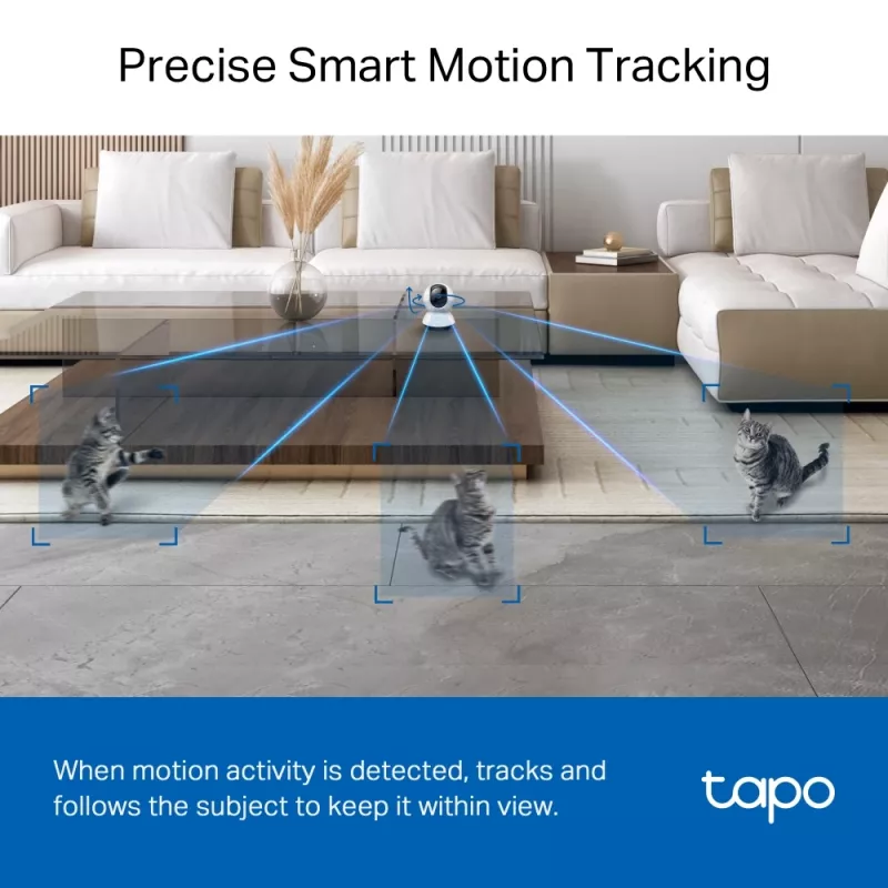 TP-Link Tapo Pan/Tilt AI namų apsaugos belaidė IP kamera