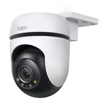 TP-Link Tapo C510W lauko / vidaus PTZ IP stebėjimo kamera, 2K, 360°, naktinis matymas, belaidė, IP65, balta/juoda