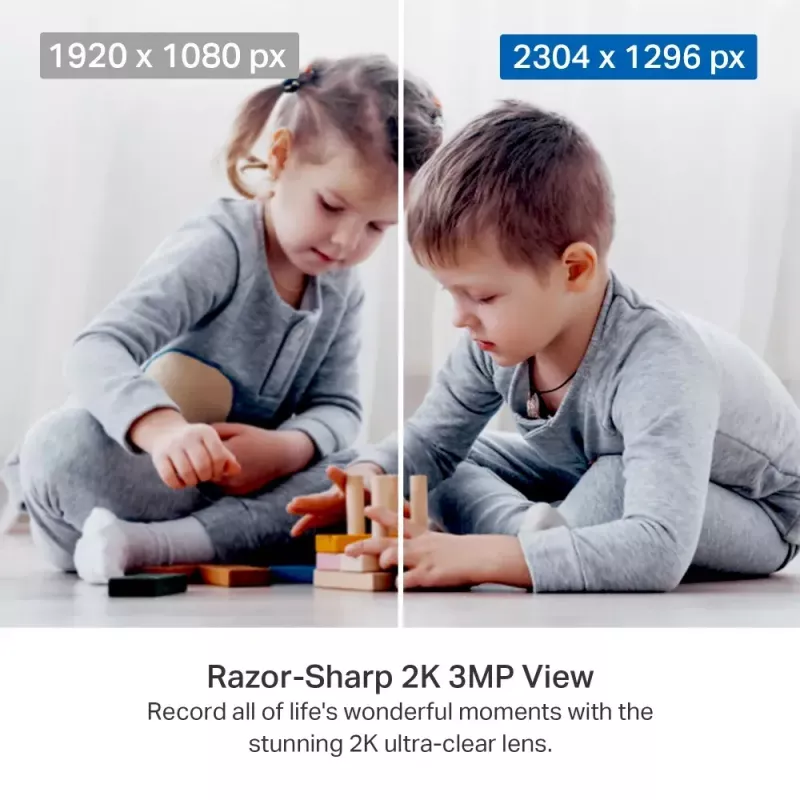 TP-Link Tapo C211 2K belaidė IP stebėjimo kamera su panoraminiu pasukimu