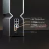 TP-Link Archer BE19000 Tri-Band Wi-Fi 7 maršrutizatorius, Wi-Fi 7 (802.11be), trijuostis (2,4 GHz / 5 GHz / 6 GHz), Ethernet LAN, juodas, nerūdijantis plienas, stalinis maršrutizatorius