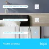 TP-Link Tapo S200D išmanusis nuotolinio valdymo pritemdytuvas, išorinis, mygtukai ir sukamoji rankenėlė, CR2032 elementas, baltas