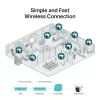 TP-Link VIGI C440(4mm) Turret IP stebėjimo kamera, vidaus ir lauko, 2560 × 1440 pikselių, lubų montavimui