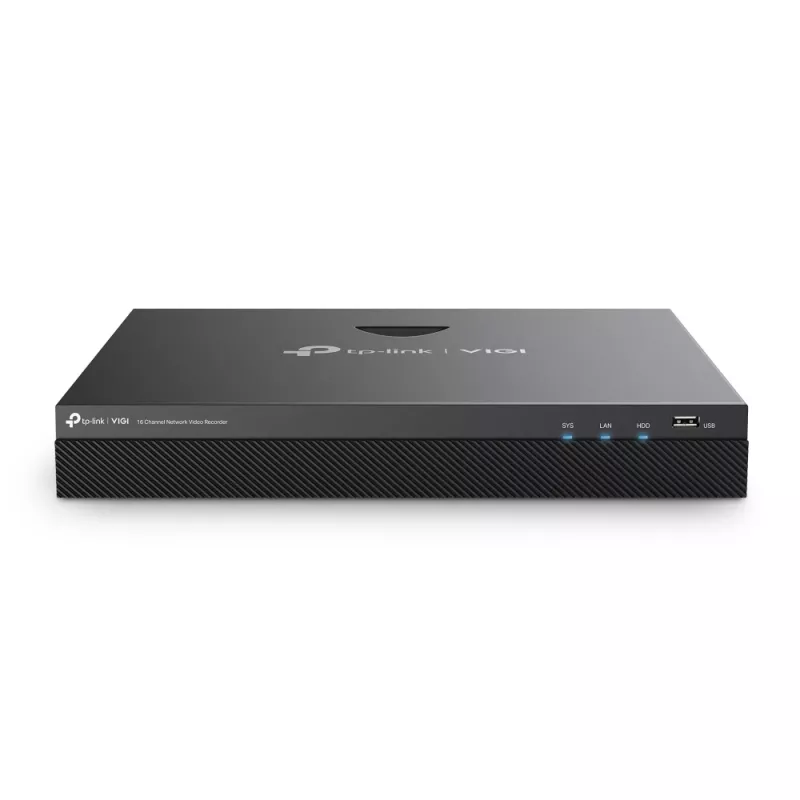 TP-Link VIGI NVR2016H tinklo vaizdo registratorius, juodas