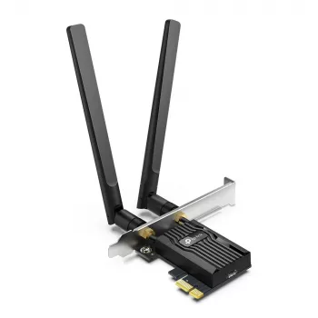 TP-Link Archer AX3000 Wi-Fi 6 Bluetooth 5.2 PCIe adapteris, belaidis, PCI Express, WLAN / Bluetooth, Wi-Fi 6 (802.11ax), 2402 Mbit/s, juodas