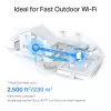 TP-Link Deco X50-Outdoor AX3000 lauko / vidaus belaidis maršrutizatorius su Wi-Fi 6 ir tinklo valdymu