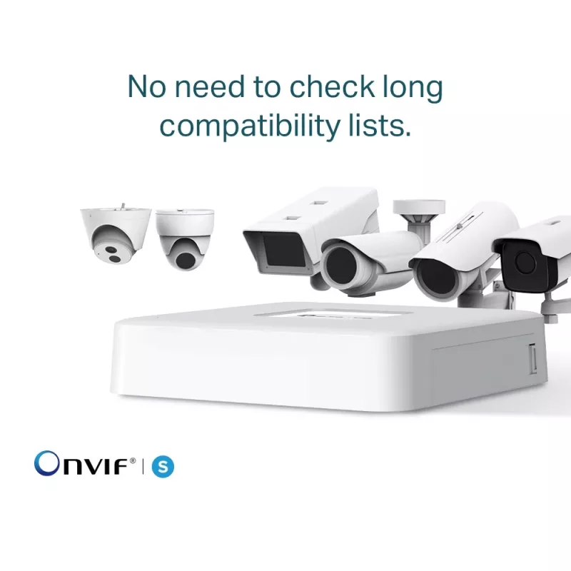 TP-Link VIGI 4 kanalų PoE+ tinklinis vaizdo registratorius NVR1004H-4P