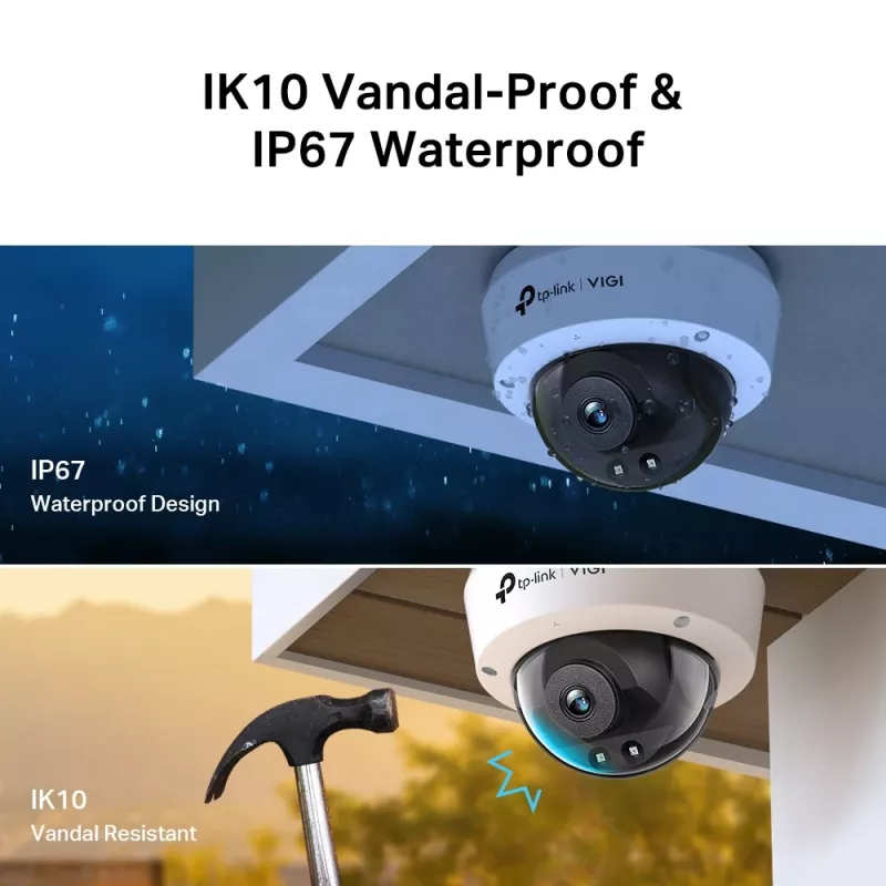 IP stebėjimo kamera TP-Link VIGI 4MP IR Dome
