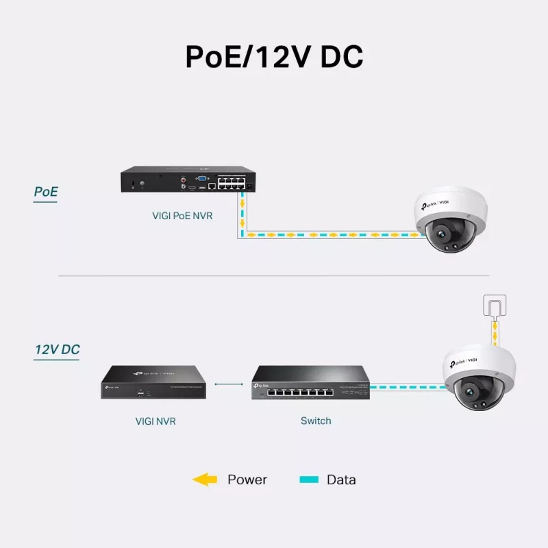 IP stebėjimo kamera TP-Link VIGI 4MP IR Dome